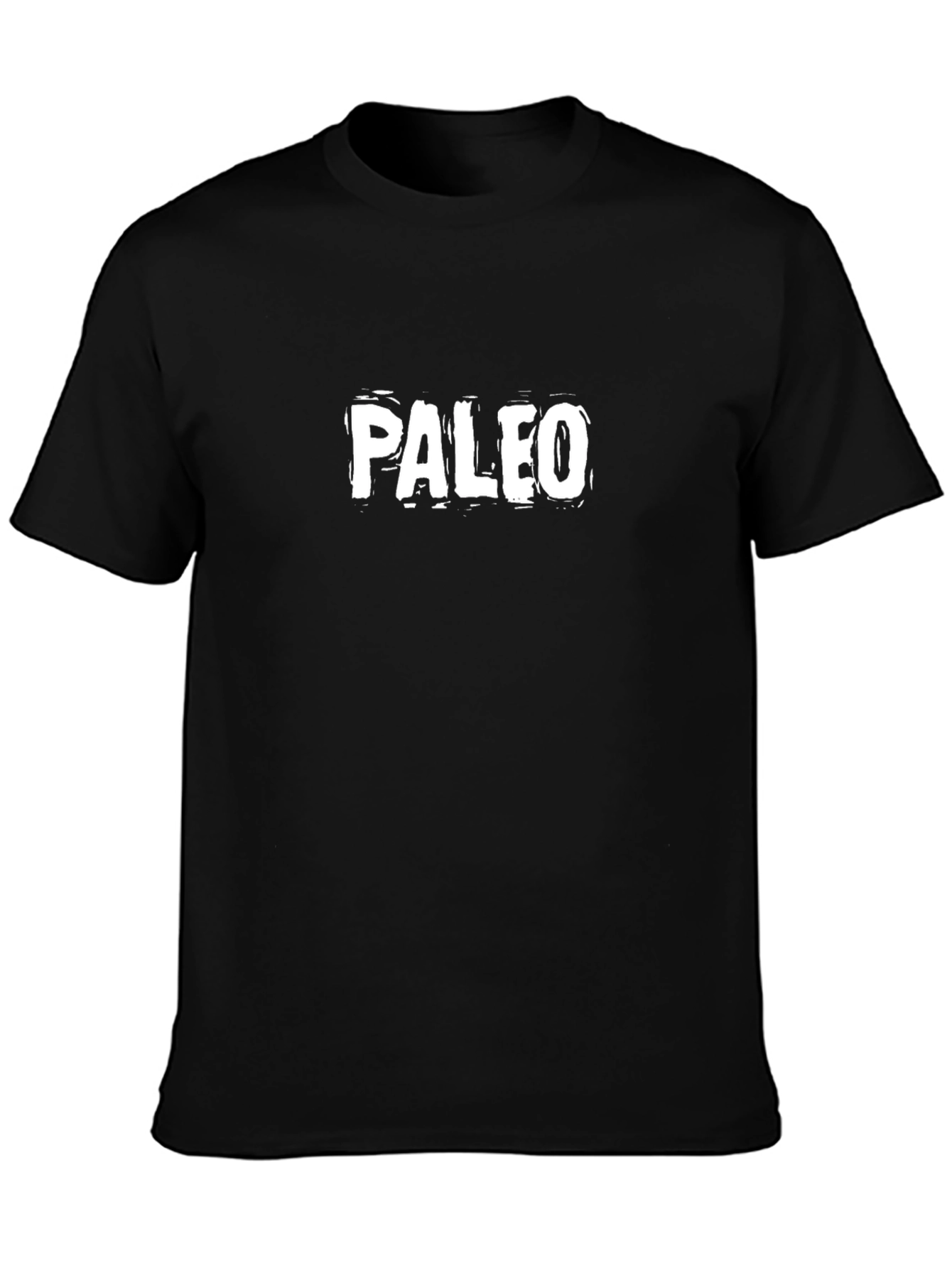 Paleo T-Shirt - Black Cotton Graphic Tee