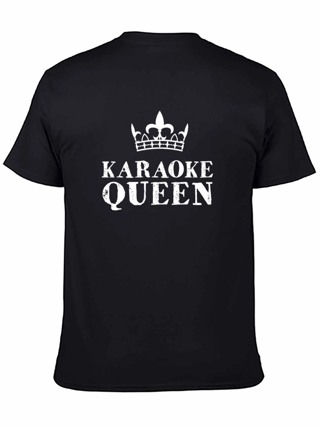 Karaoke Queen Graphic T-Shirt - Fun Music Lover Tee