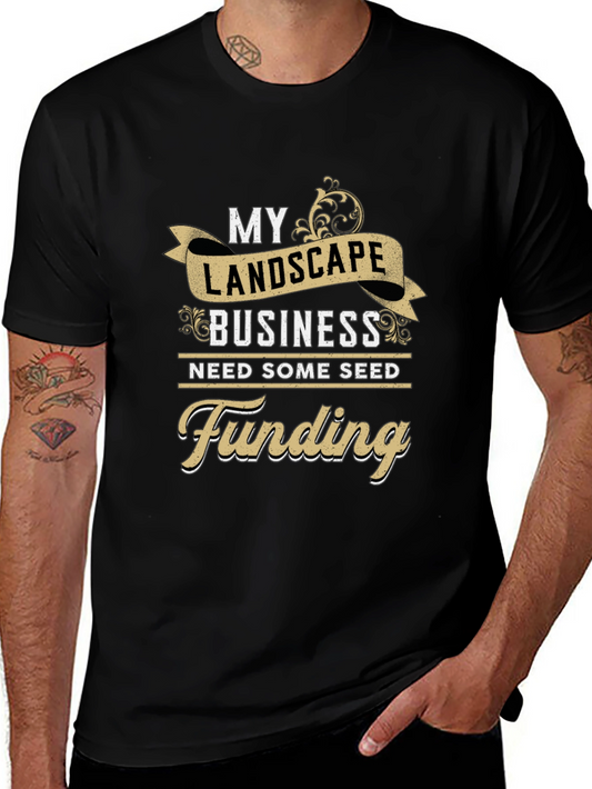 Landscape Business Funding T-Shirt - Black