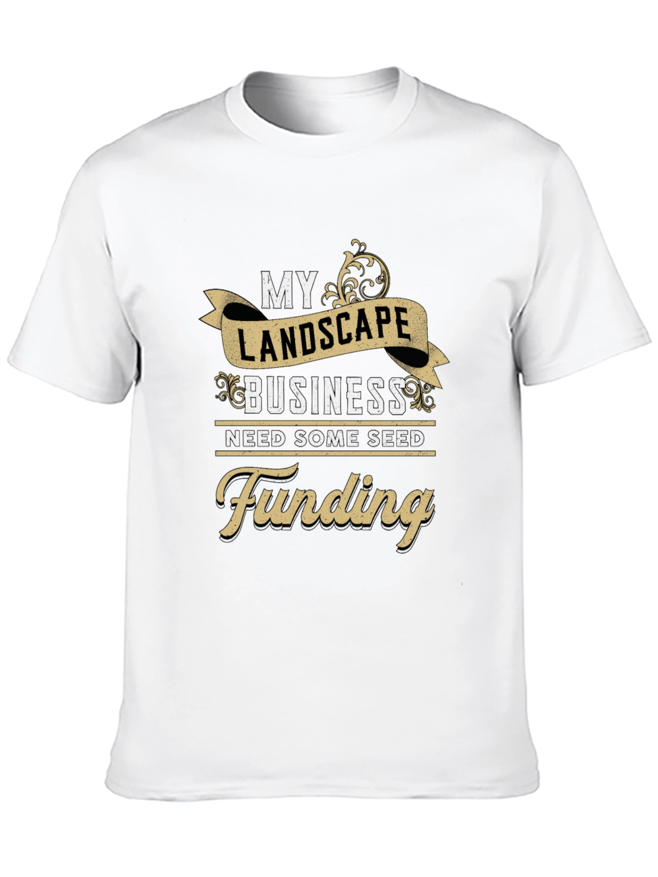 Landscape Business Funding T-Shirt - Black