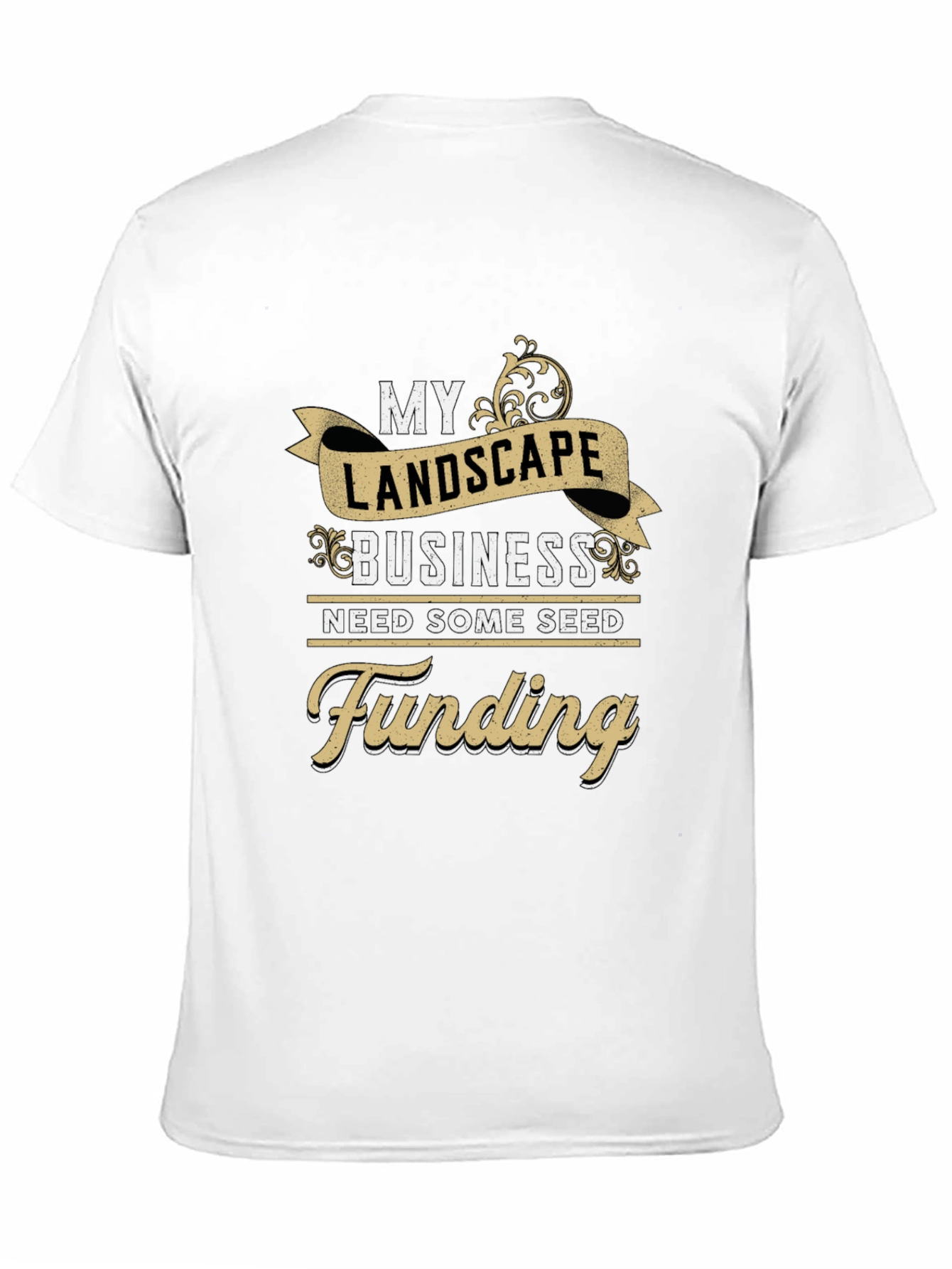 Landscape Business Funding T-Shirt - Black