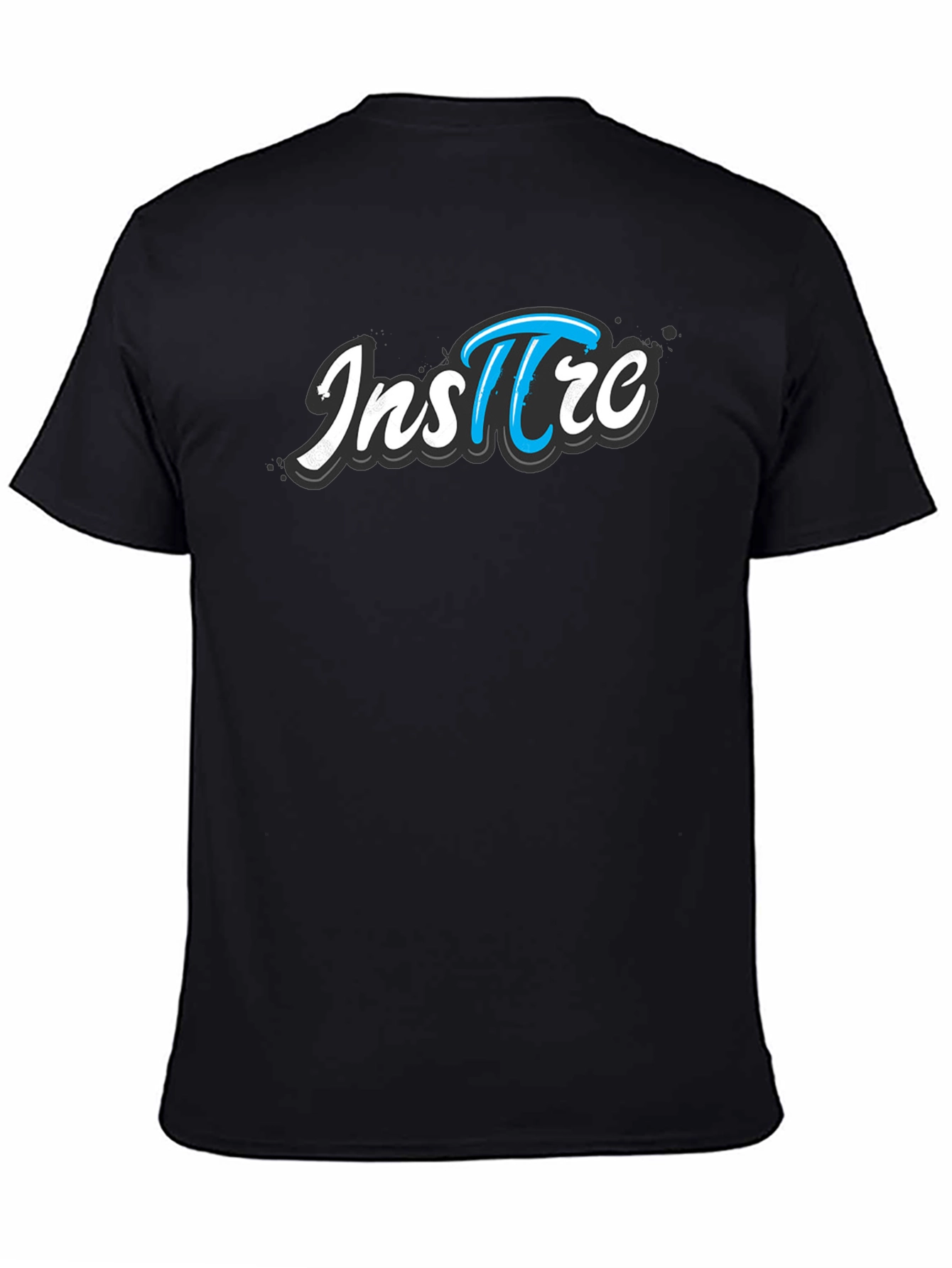 Inspire Graphic Tee - Black Cotton Short Sleeve