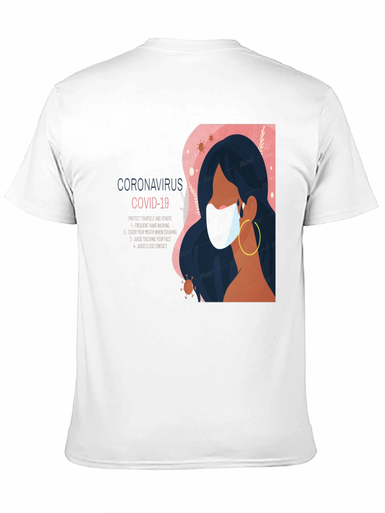 Stylish COVID-19 Mask T-Shirt