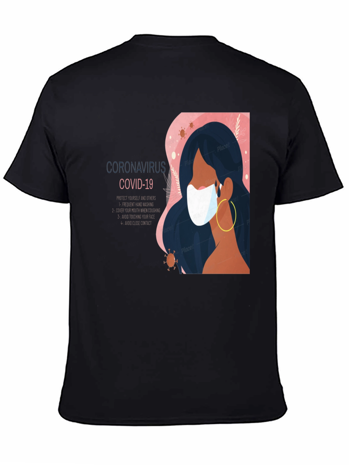 Stylish COVID-19 Mask T-Shirt