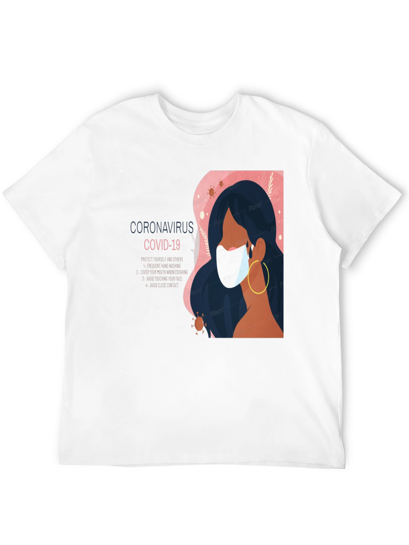 Stylish COVID-19 Mask T-Shirt
