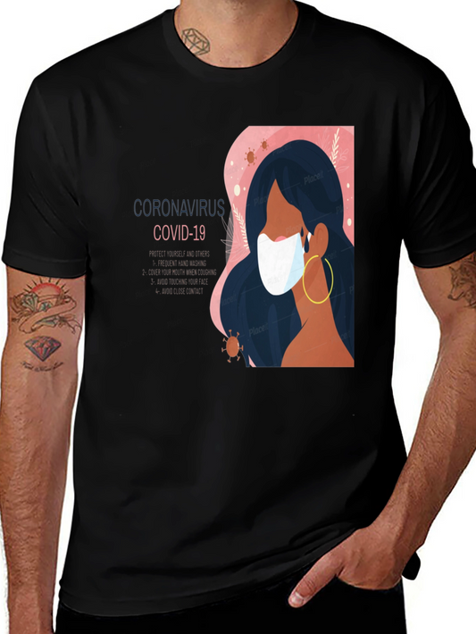 Stylish COVID-19 Mask T-Shirt