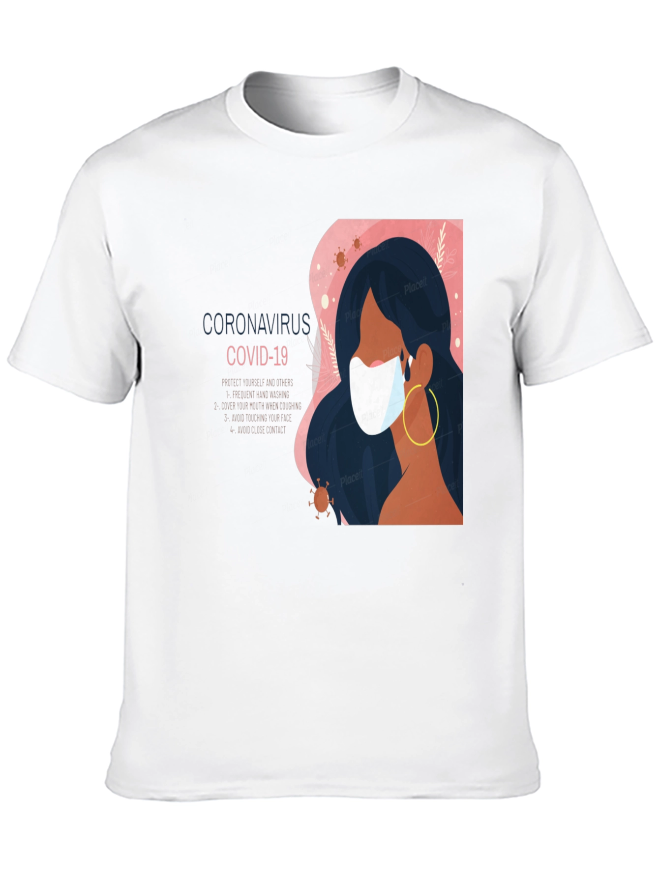Stylish COVID-19 Mask T-Shirt