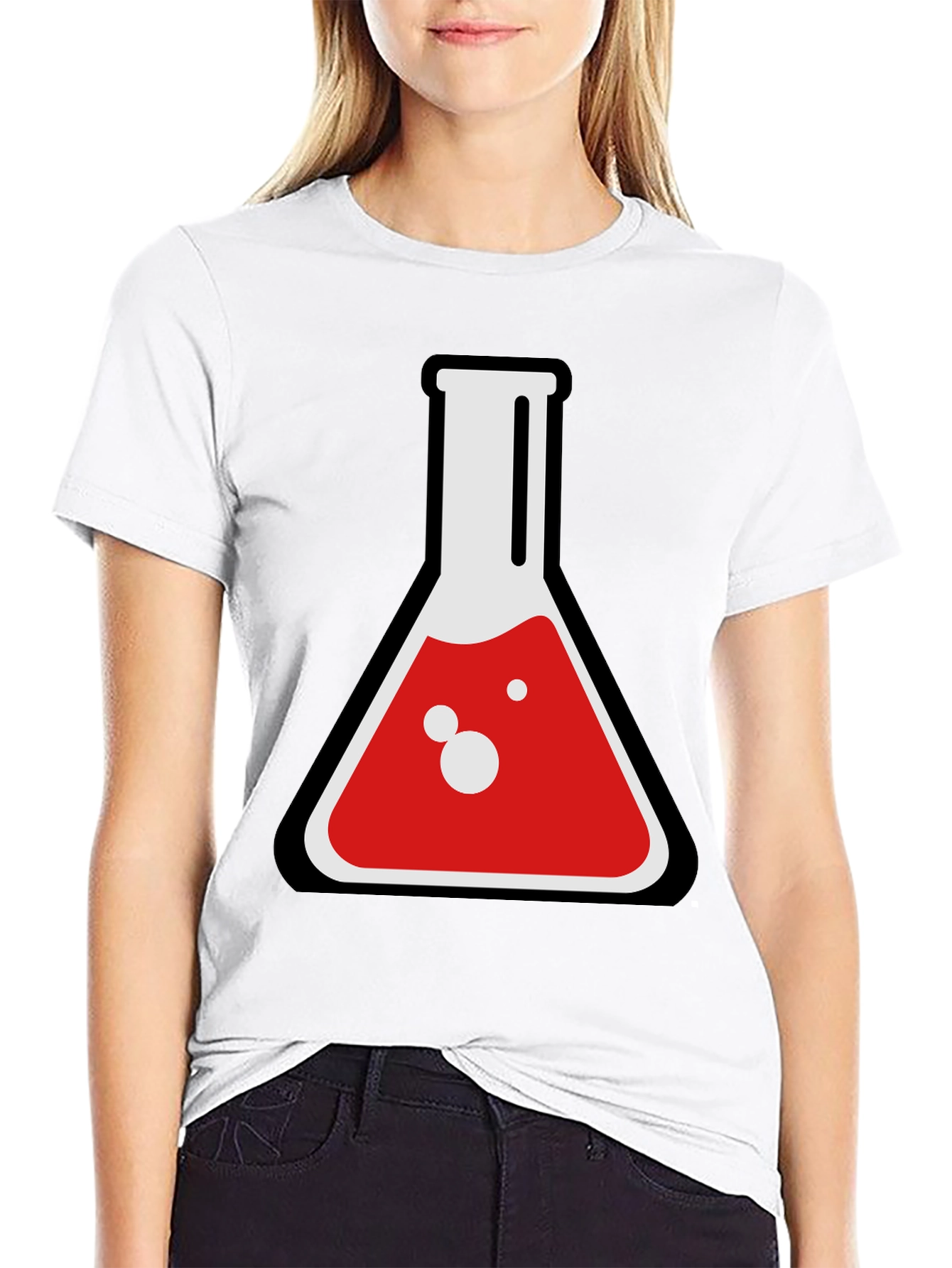 Science Flask Graphic Tee - Cool Chemistry Shirt