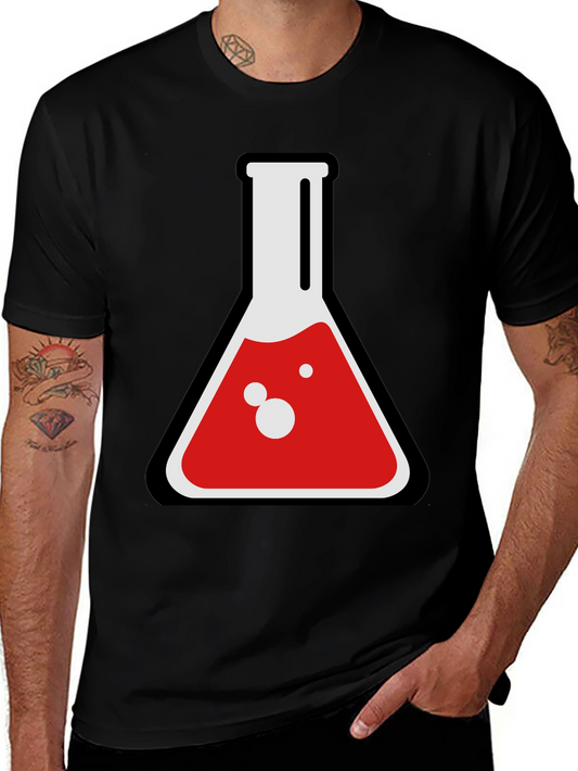 Science Flask Graphic Tee - Cool Chemistry Shirt