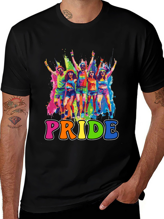 Pride Rainbow Graphic Tee - Celebrate Love!