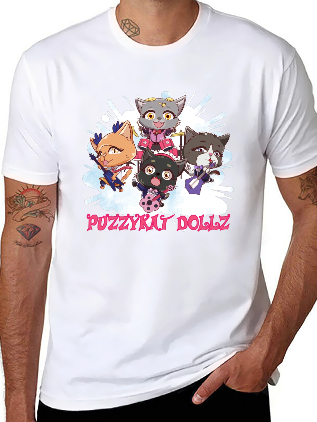 Pozzykat Dollz Graphic Tee - Black