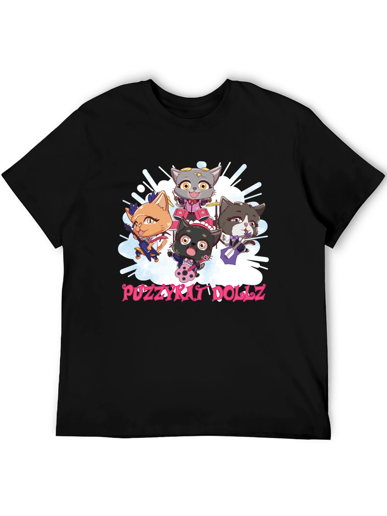 Pozzykat Dollz Graphic Tee - Black
