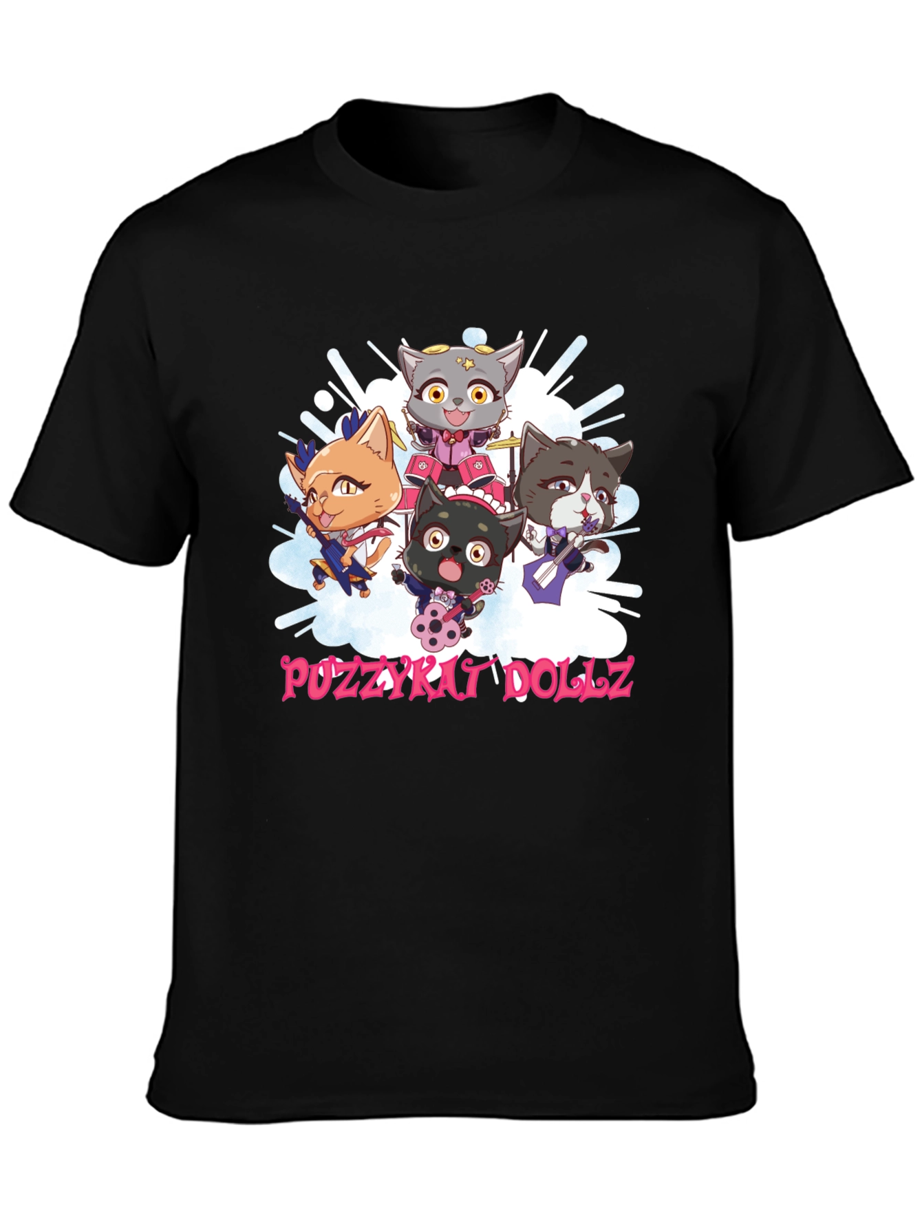 Pozzykat Dollz Graphic Tee - Black