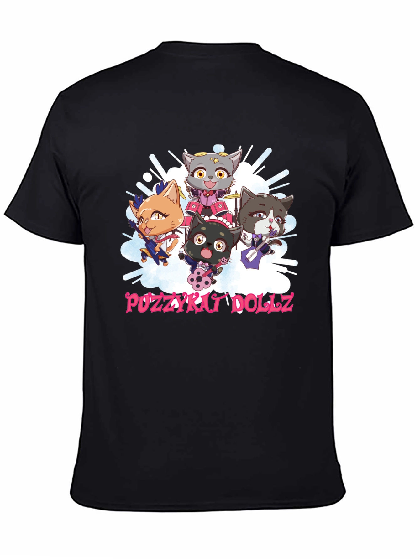 Pozzykat Dollz Graphic Tee - Black