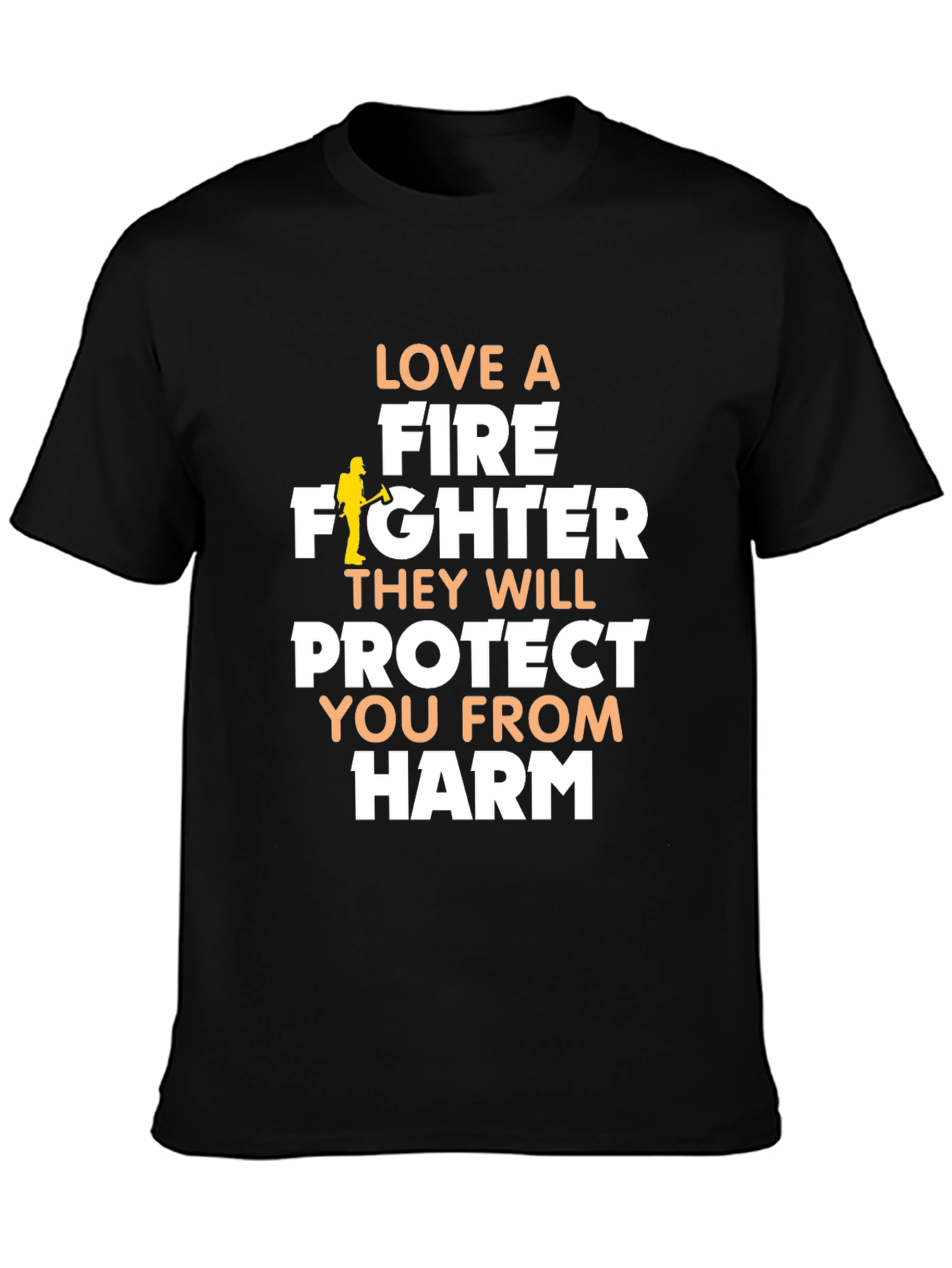 Love a Firefighter Graphic T-Shirt