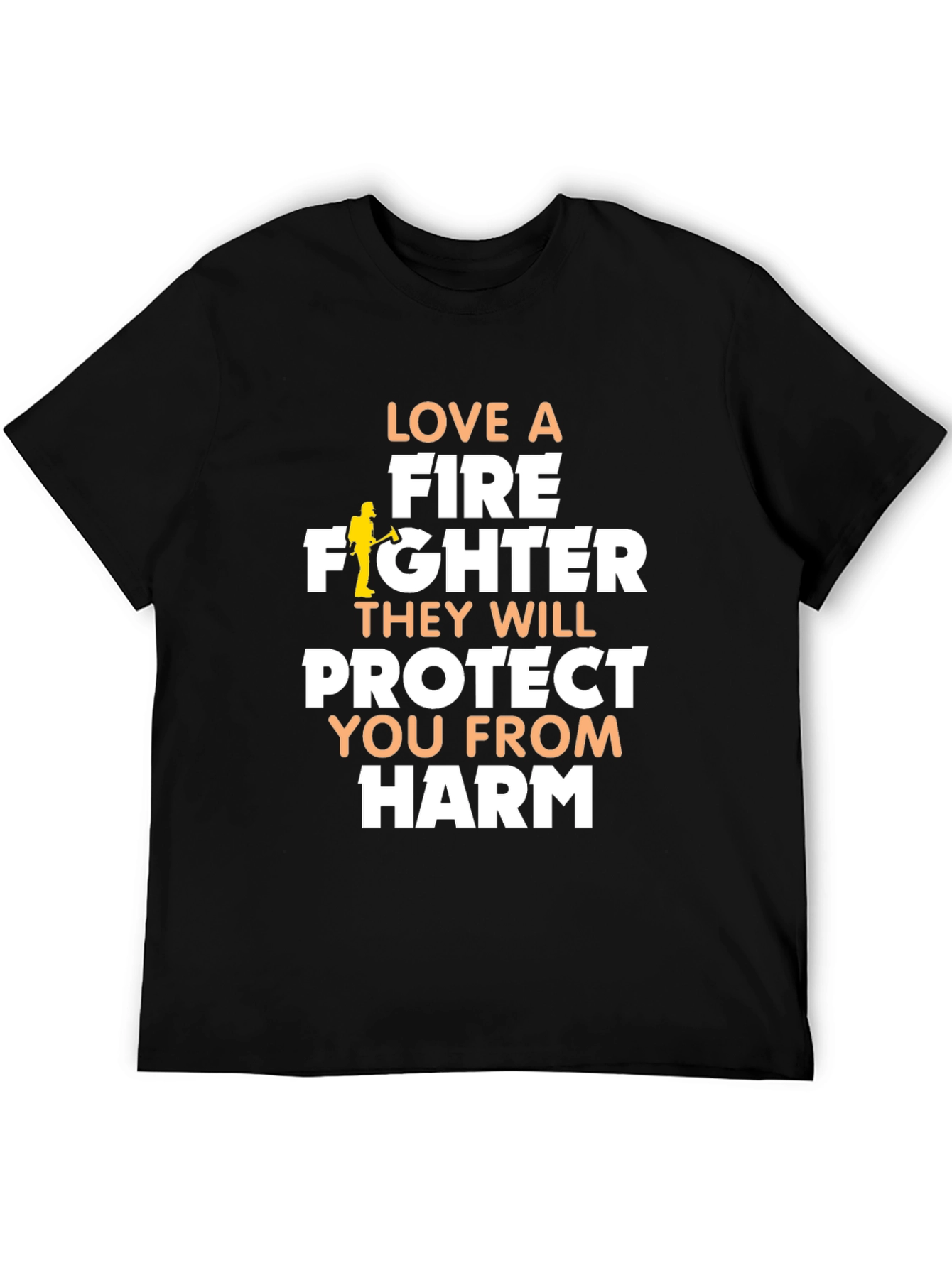 Love a Firefighter Graphic T-Shirt