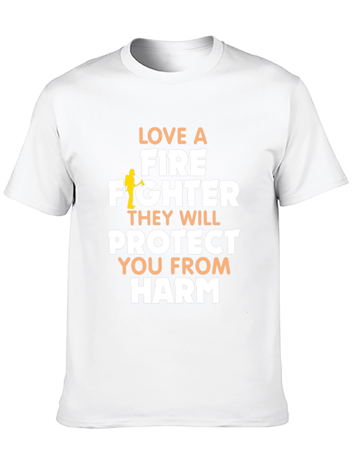 Love a Firefighter Graphic T-Shirt