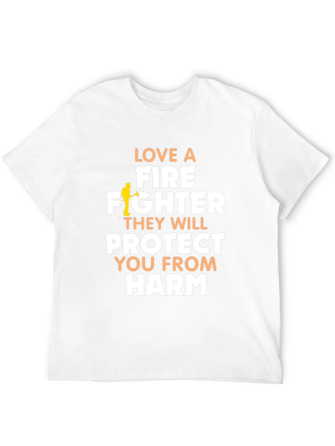 Love a Firefighter Graphic T-Shirt
