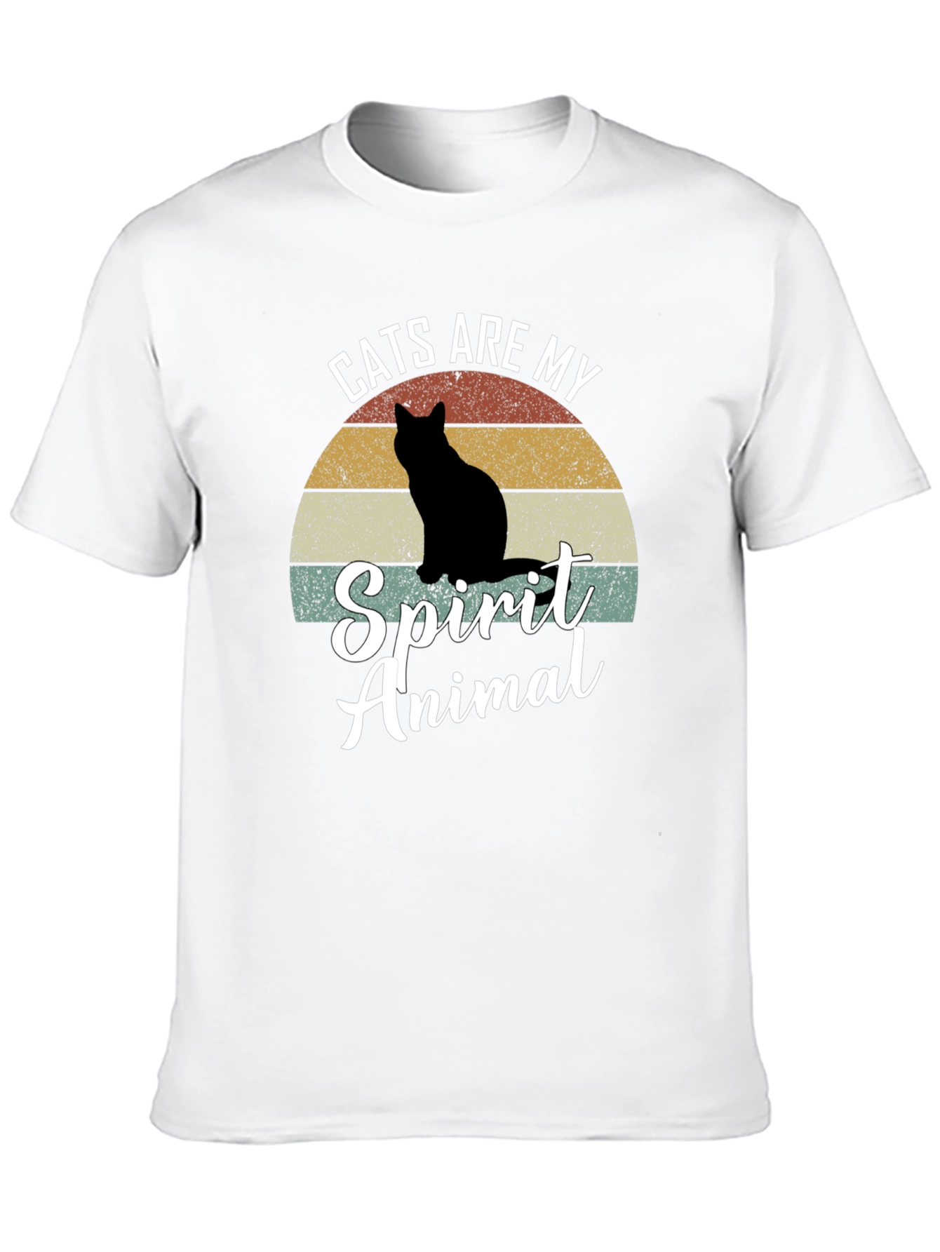Cats Are My Spirit Animal Graphic Tee