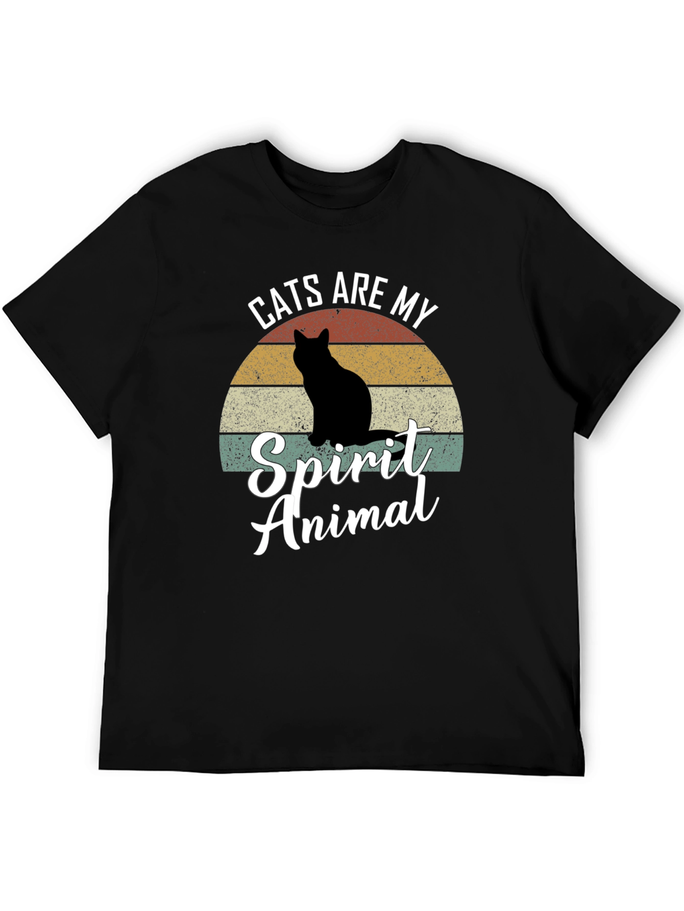 Cats Are My Spirit Animal Graphic Tee