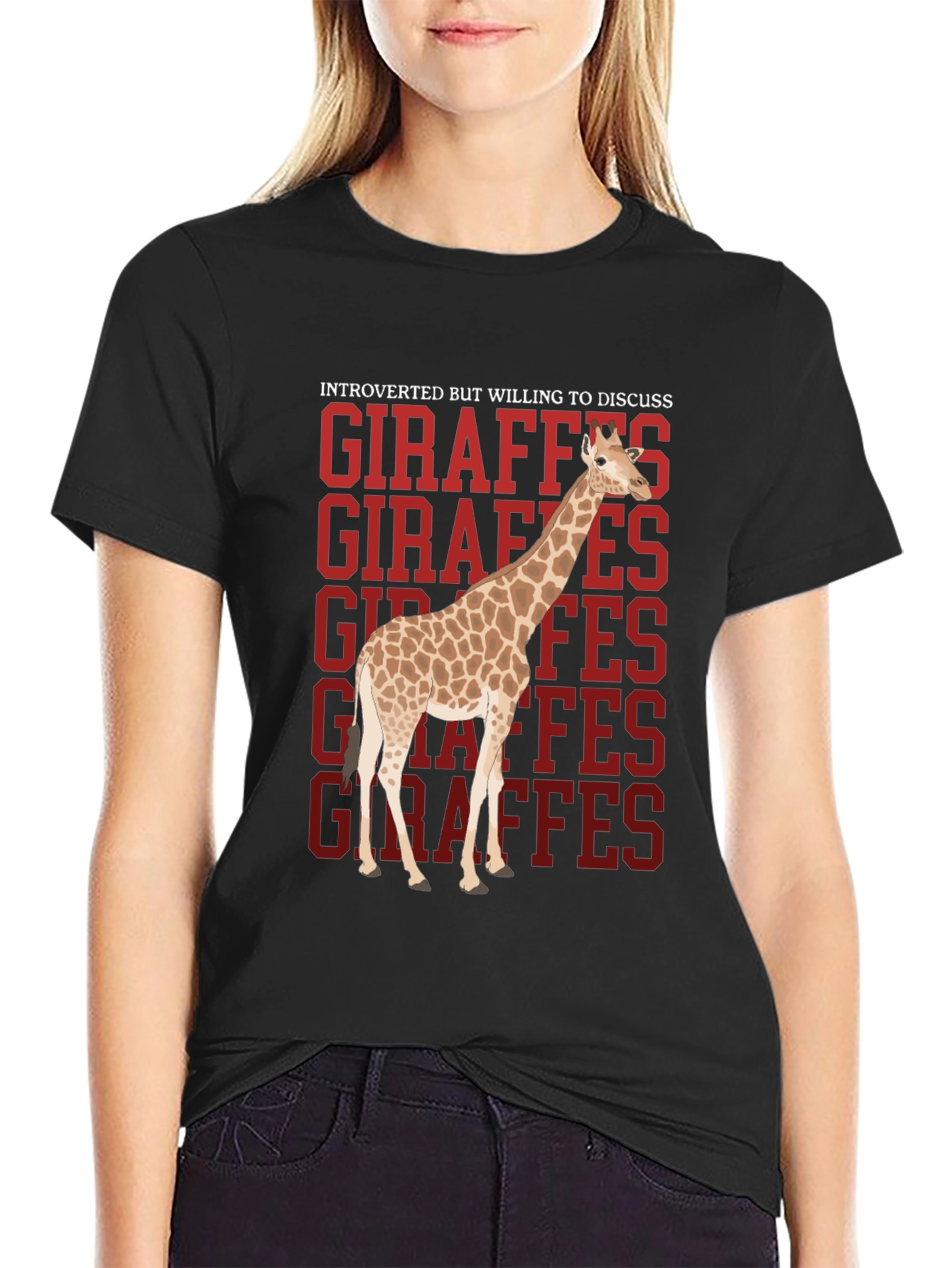 Introverted Giraffe T-Shirt