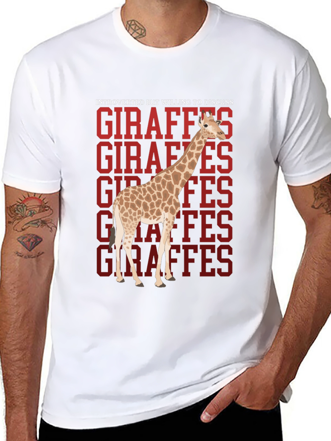 Introverted Giraffe T-Shirt