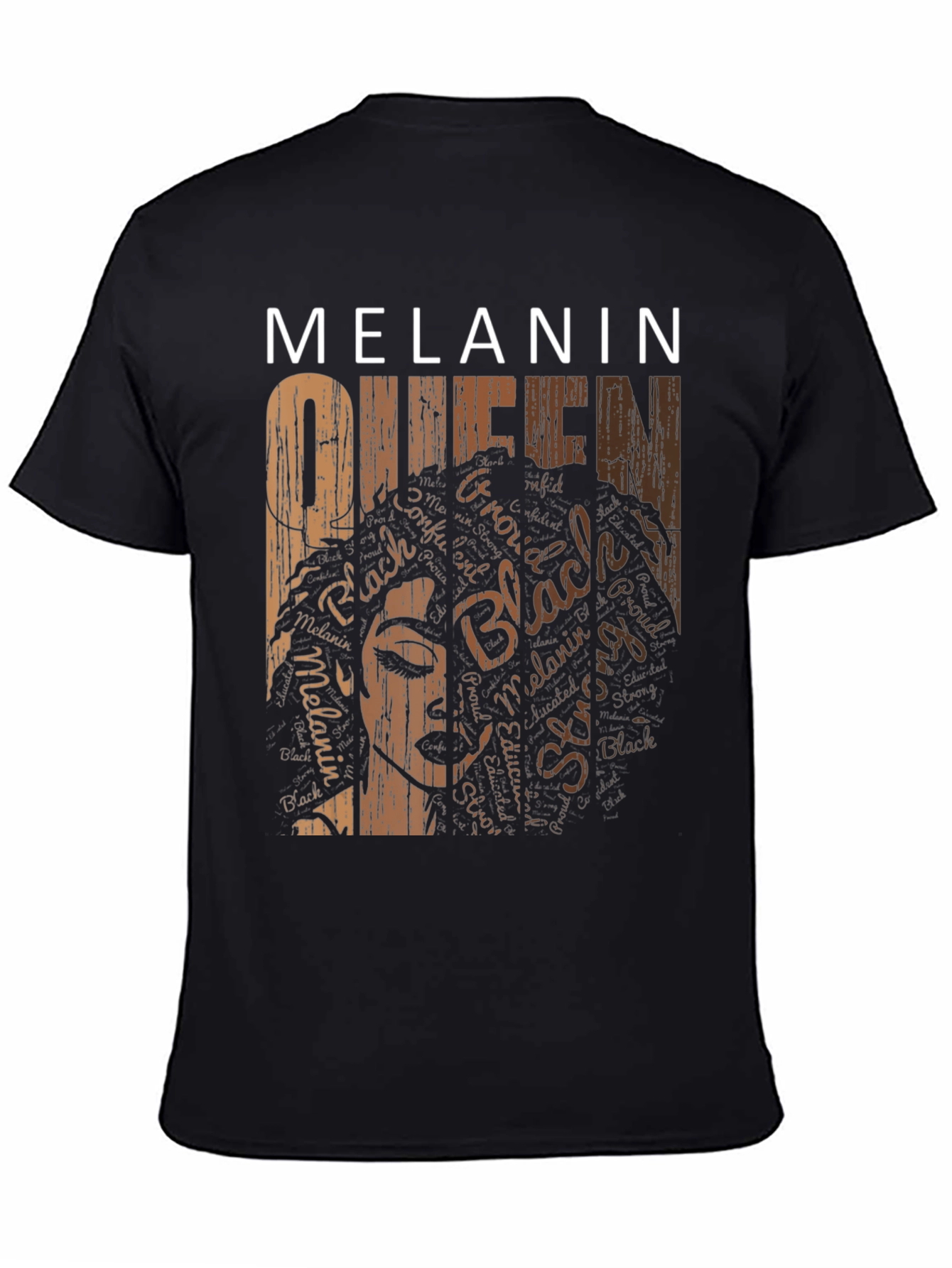 Melanin Queen Graphic T-Shirt - Black Pride Tee