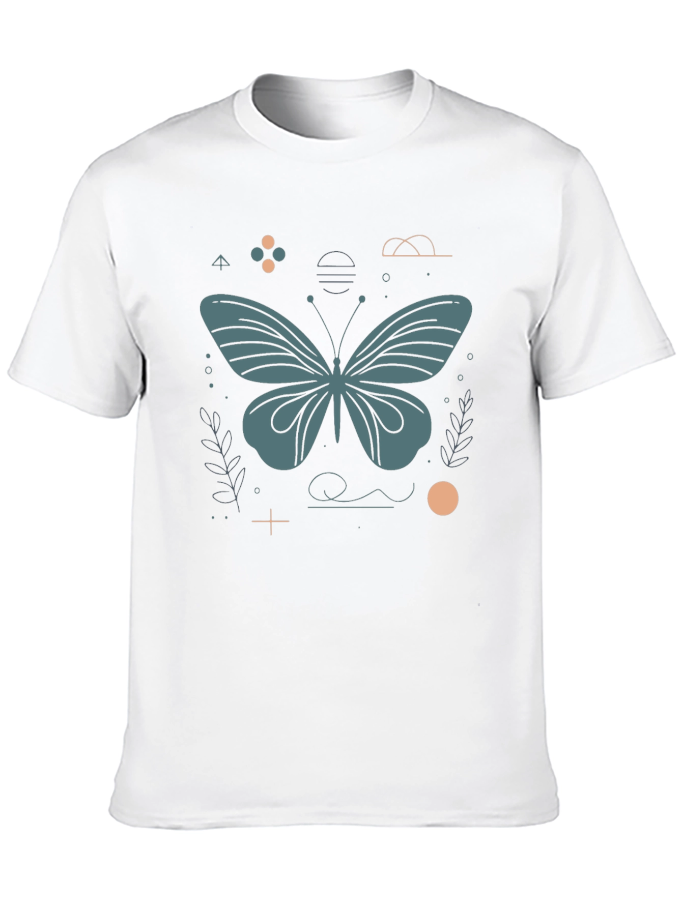 Butterfly Graphic Tee - Modern Minimalist Design