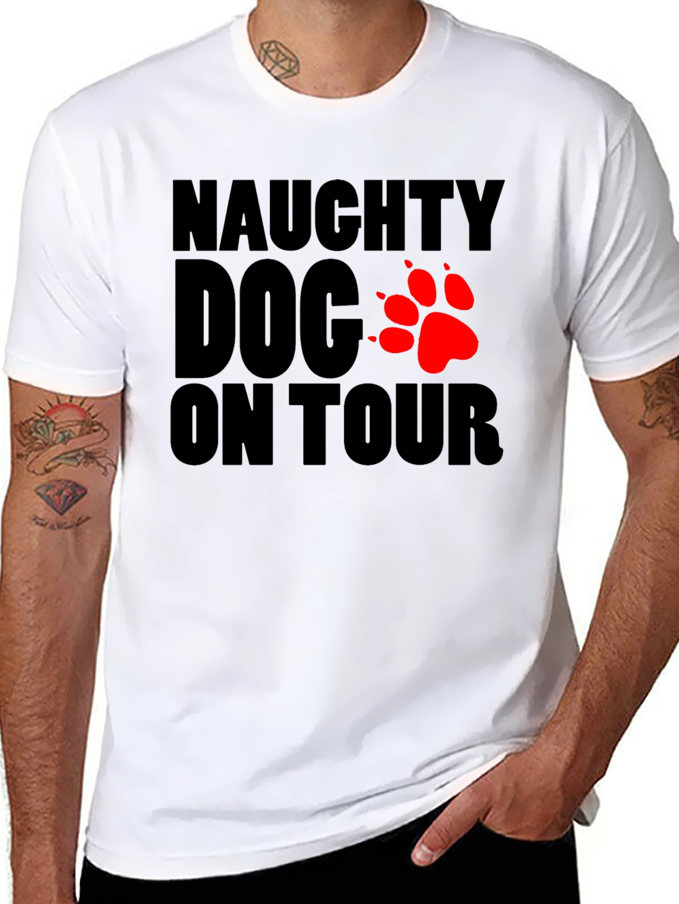 Naughty Dog On Tour Graphic T-Shirt