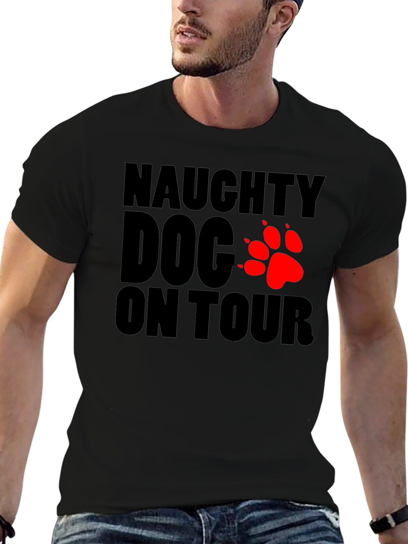 Naughty Dog On Tour Graphic T-Shirt
