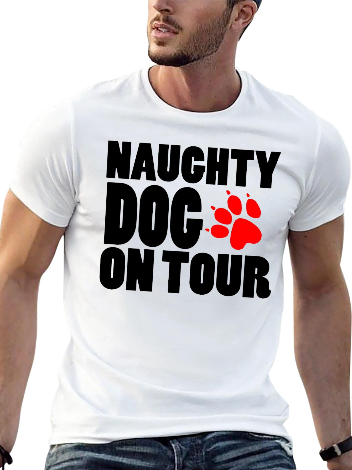 Naughty Dog On Tour Graphic T-Shirt