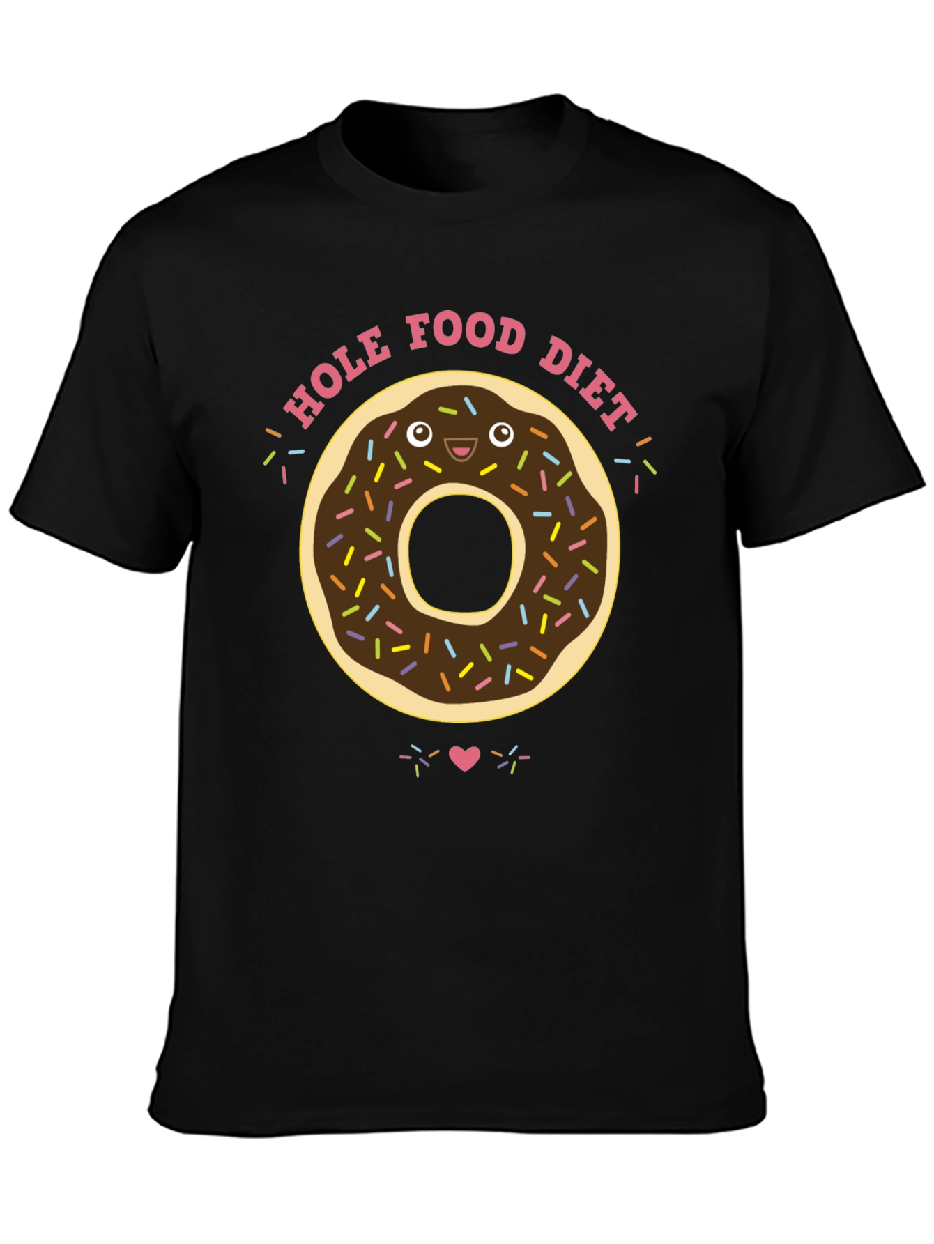 Hole Food Diet Donut T-Shirt