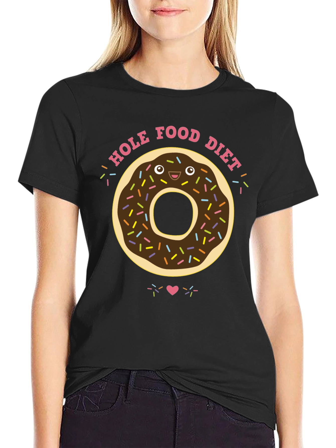 Hole Food Diet Donut T-Shirt