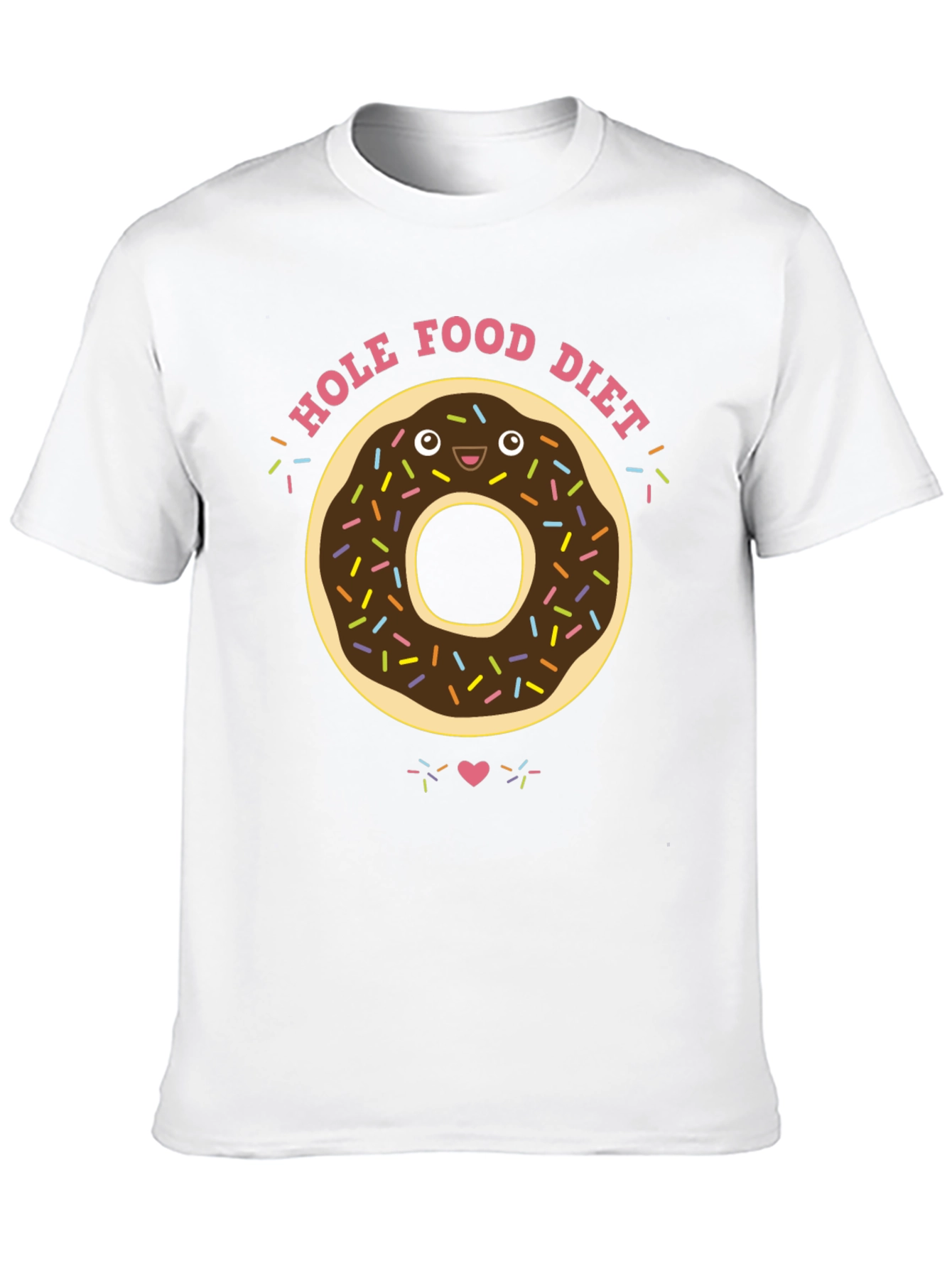 Hole Food Diet Donut T-Shirt
