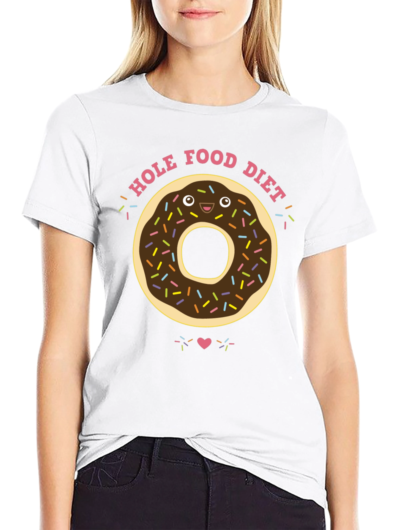 Hole Food Diet Donut T-Shirt