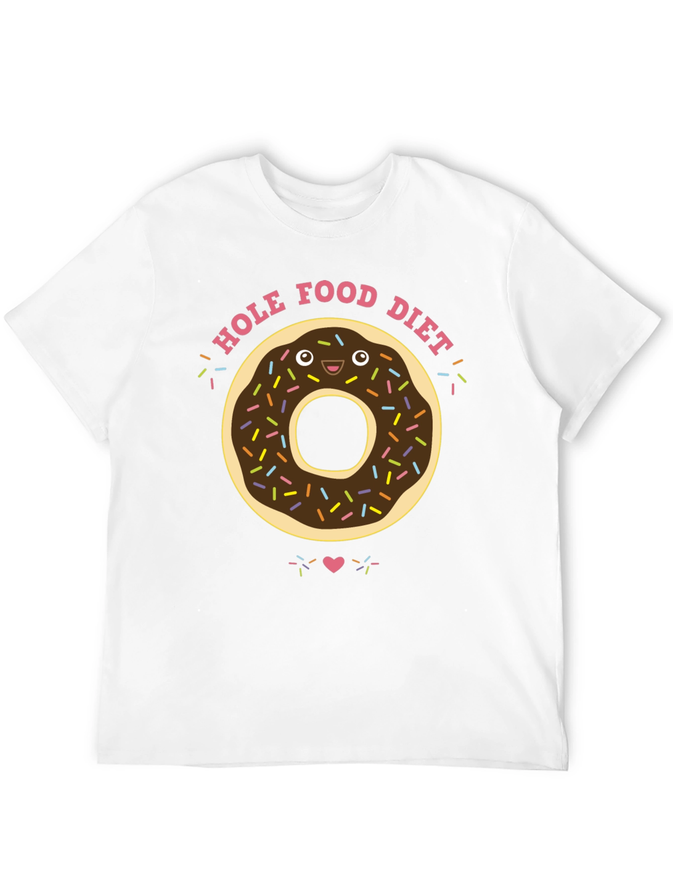 Hole Food Diet Donut T-Shirt