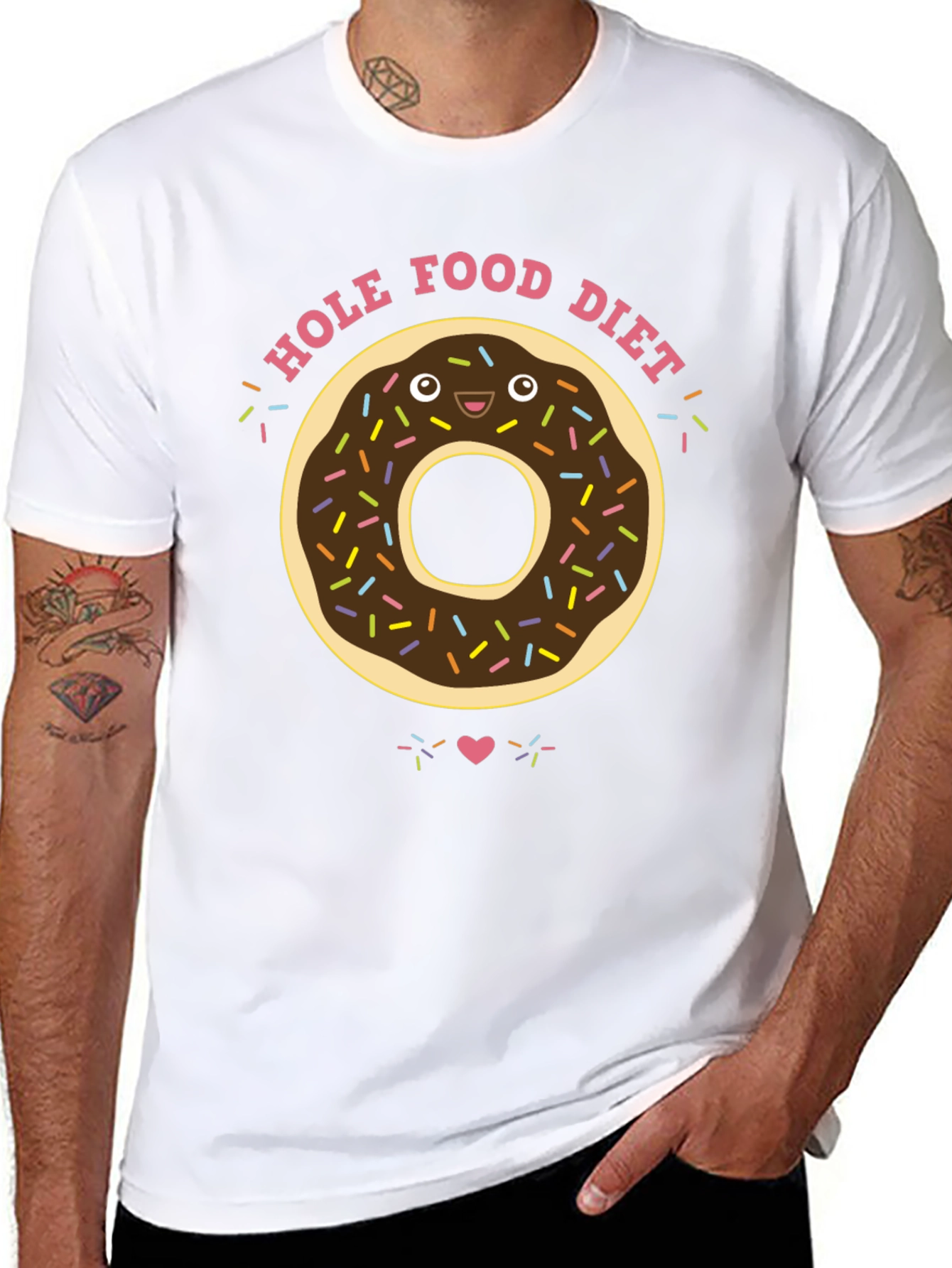 Hole Food Diet Donut T-Shirt
