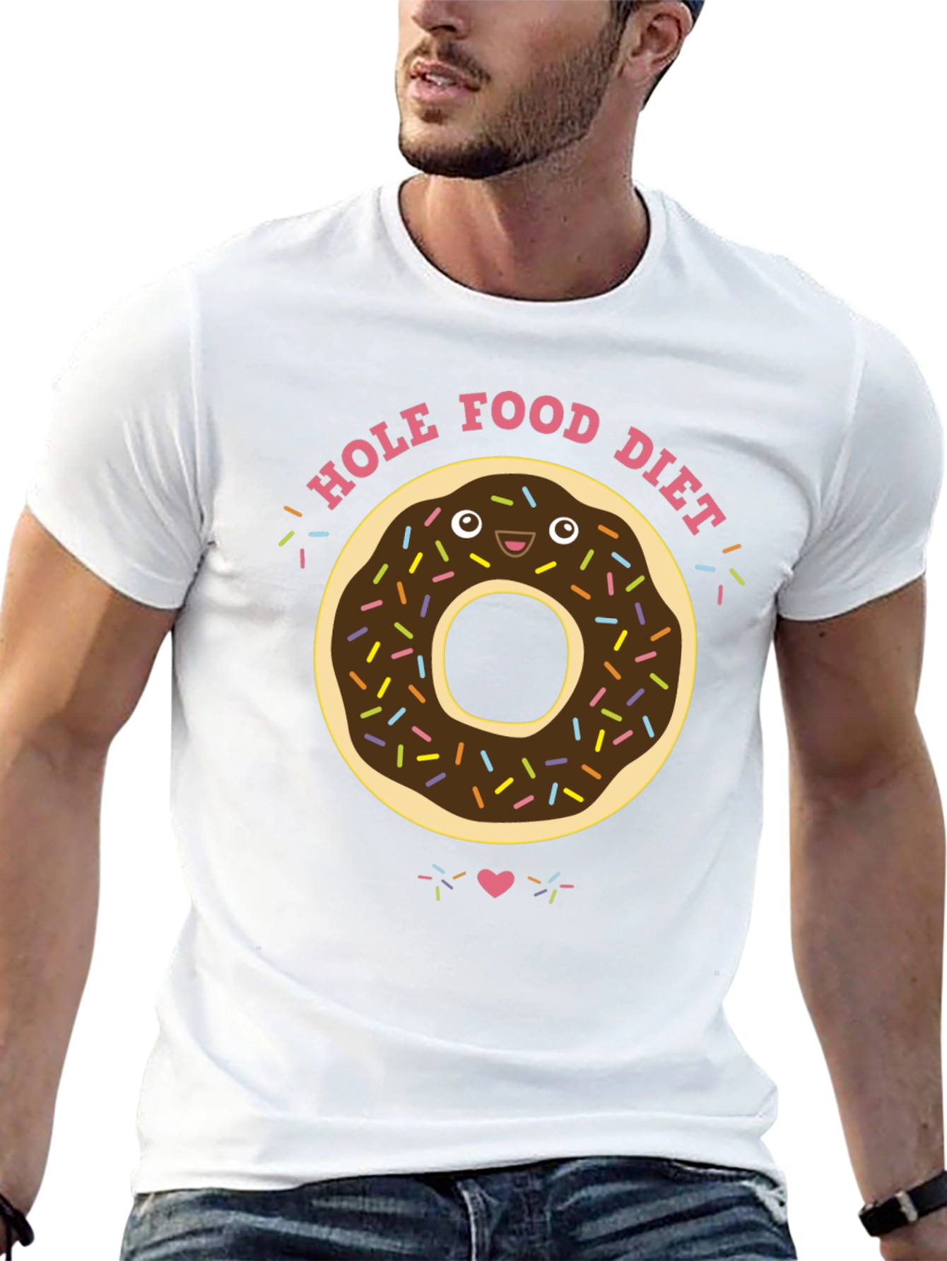 Hole Food Diet Donut T-Shirt