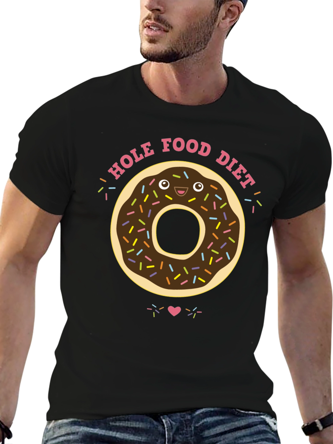 Hole Food Diet Donut T-Shirt