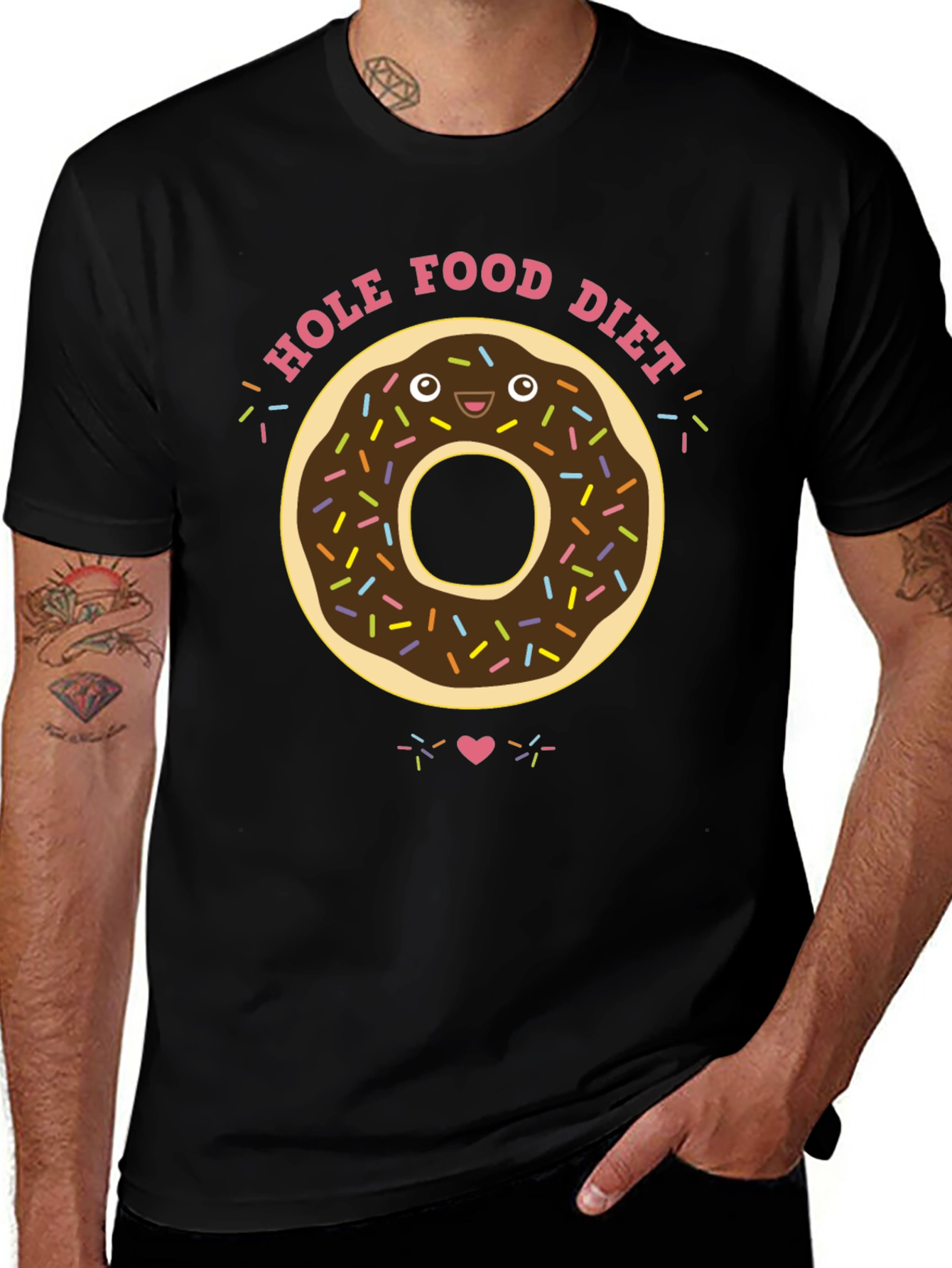 Hole Food Diet Donut T-Shirt