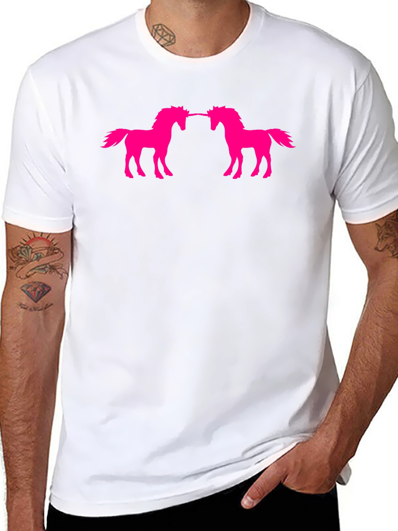 Unicorn Silhouette Graphic T-Shirt