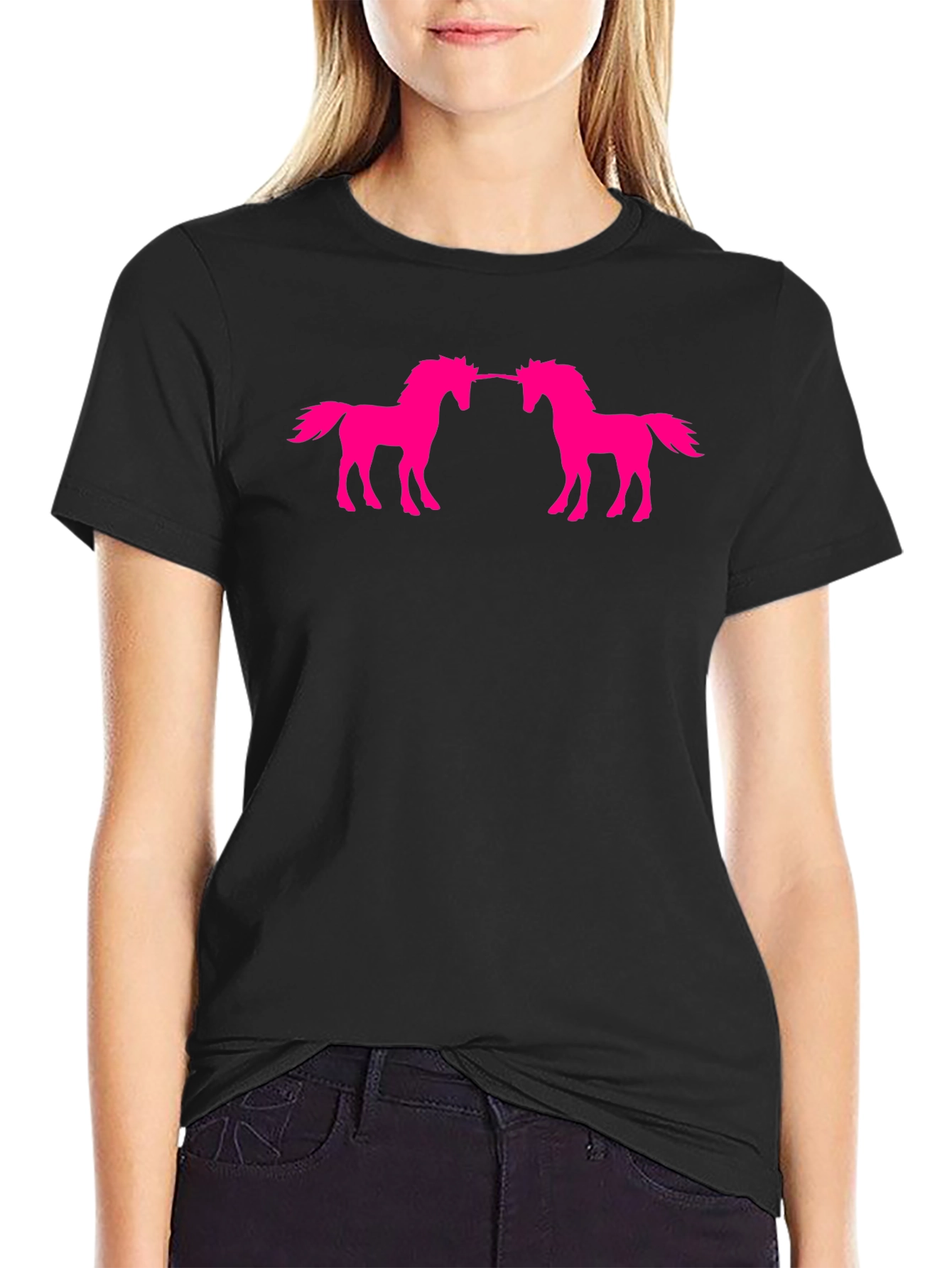 Unicorn Silhouette Graphic T-Shirt