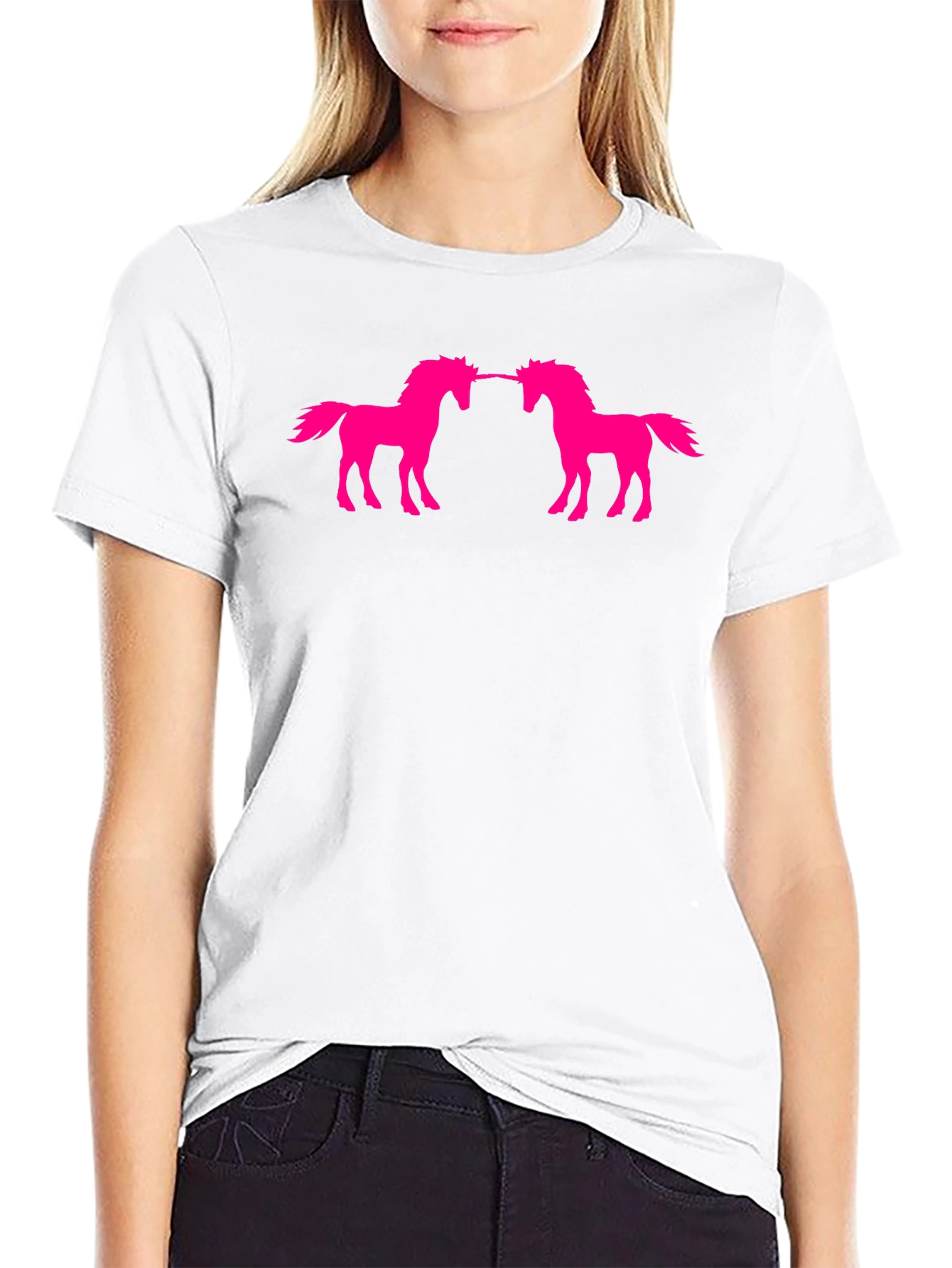 Unicorn Silhouette Graphic T-Shirt