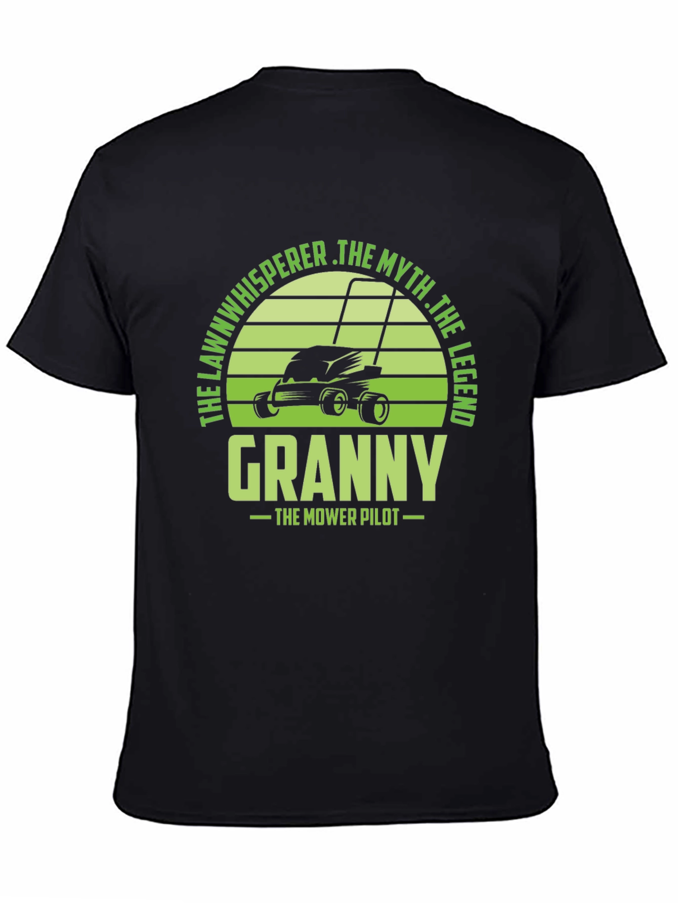 Granny The Mower Pilot T-Shirt - Lawn Whisperer Legend