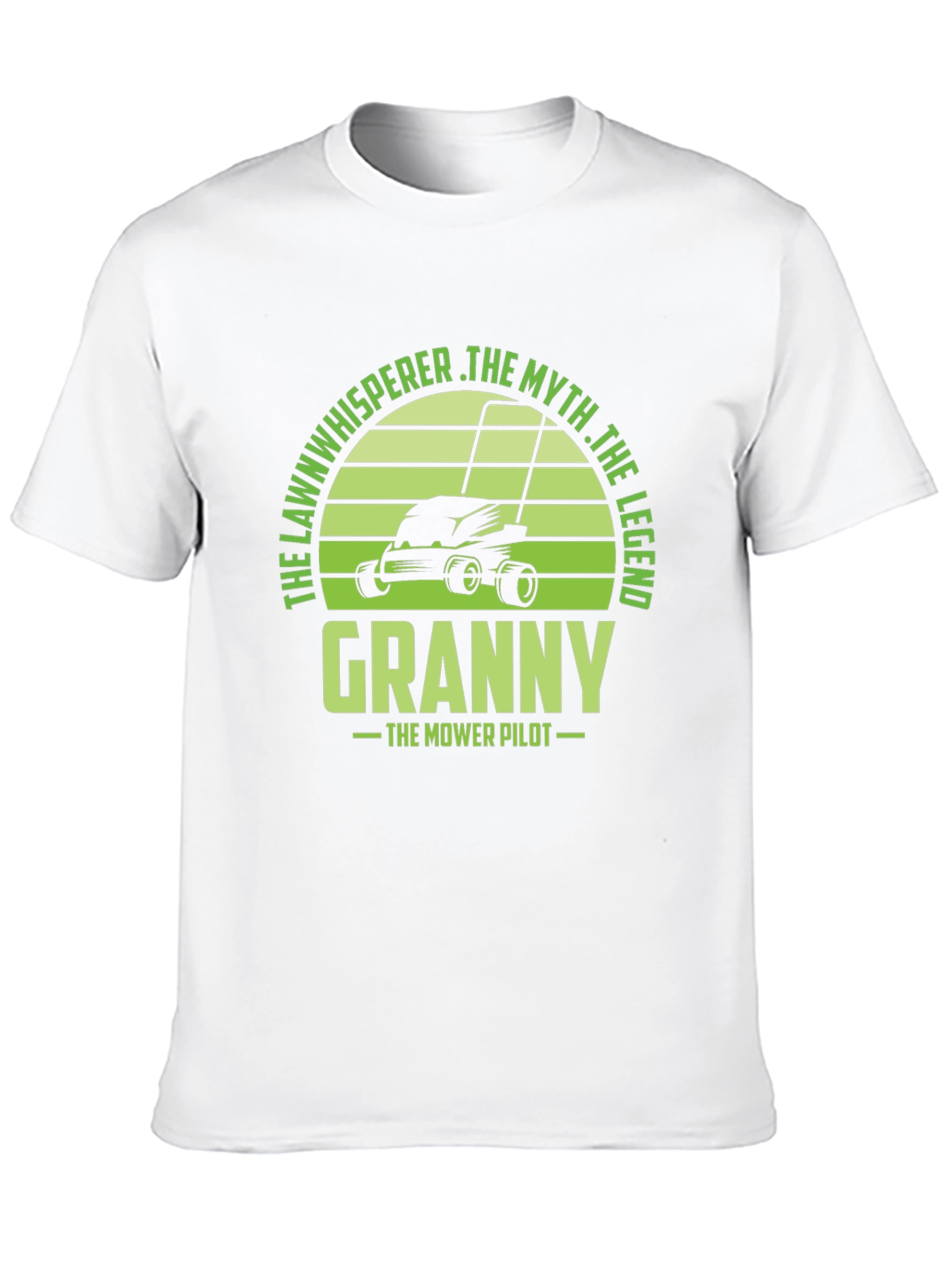 Granny The Mower Pilot T-Shirt - Lawn Whisperer Legend