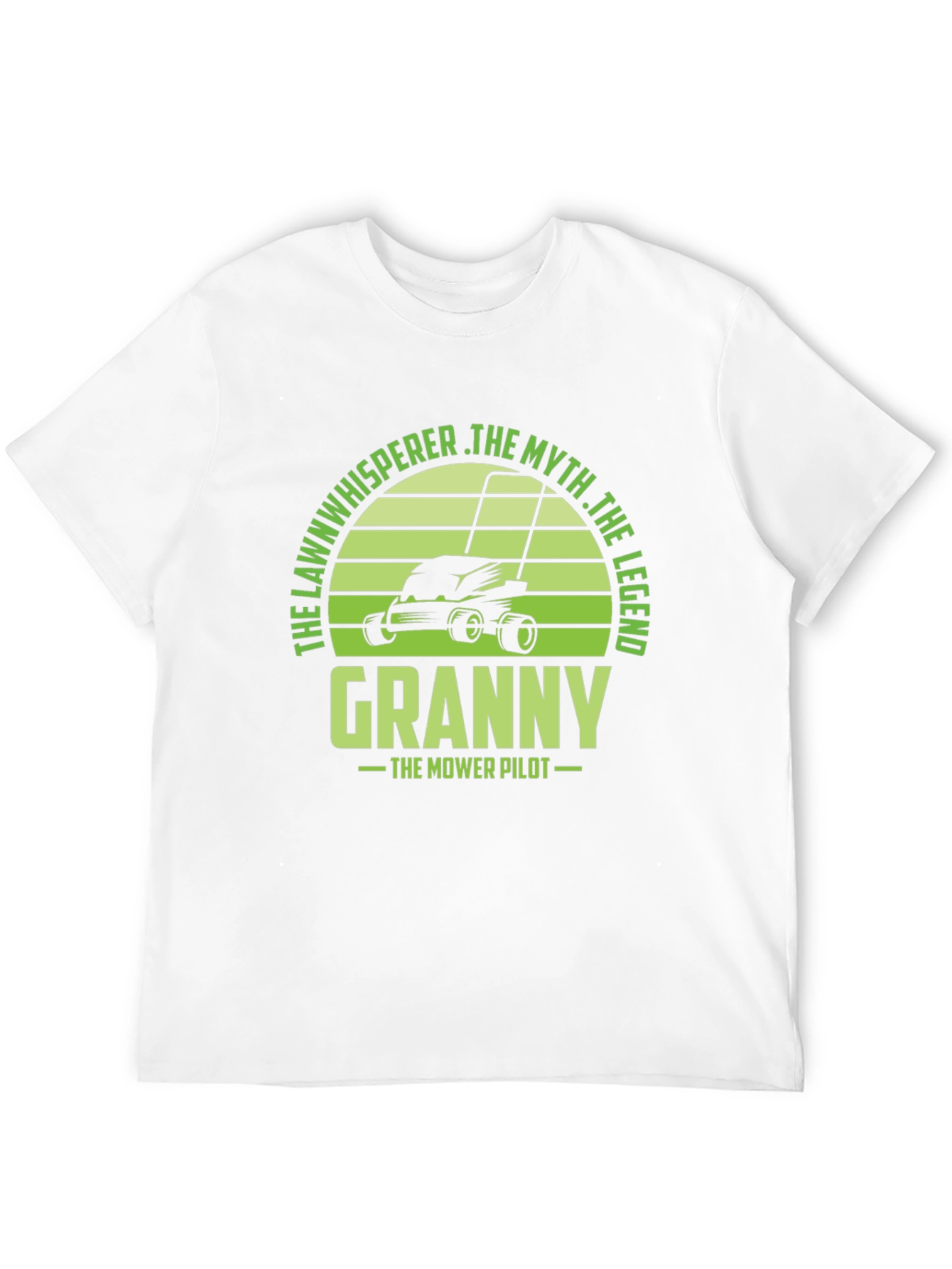 Granny The Mower Pilot T-Shirt - Lawn Whisperer Legend