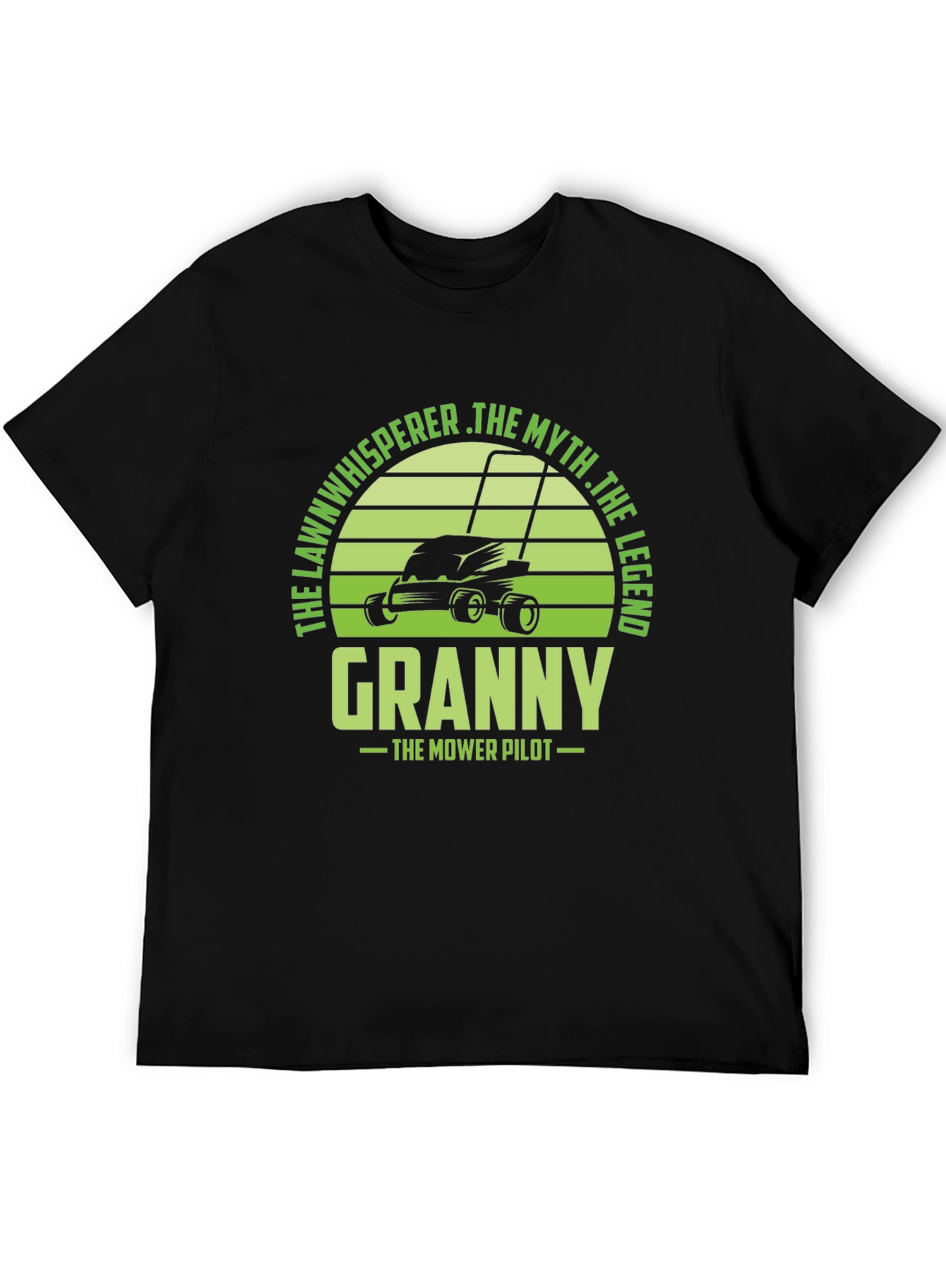 Granny The Mower Pilot T-Shirt - Lawn Whisperer Legend