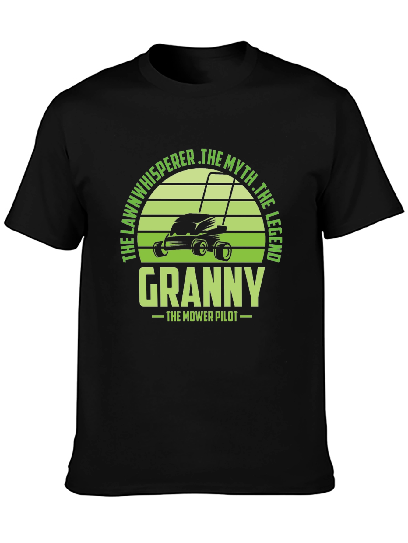 Granny The Mower Pilot T-Shirt - Lawn Whisperer Legend