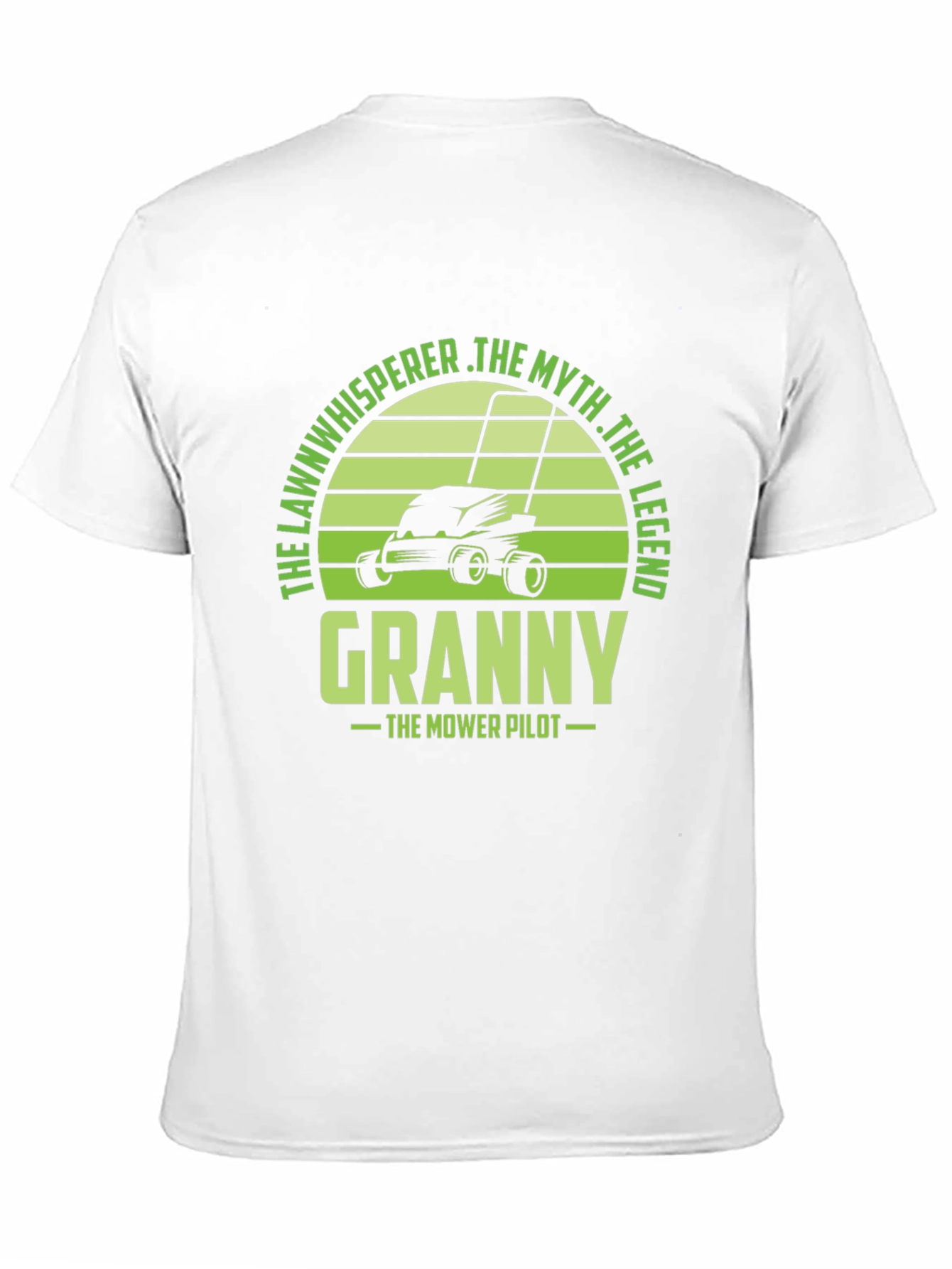Granny The Mower Pilot T-Shirt - Lawn Whisperer Legend