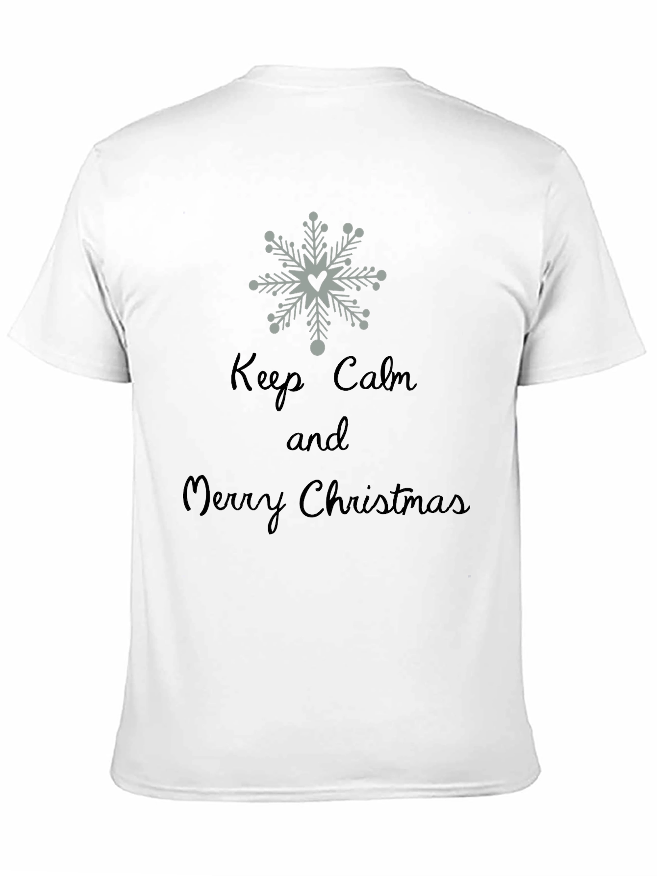 Keep Calm Merry Christmas T-Shirt Holiday Tee